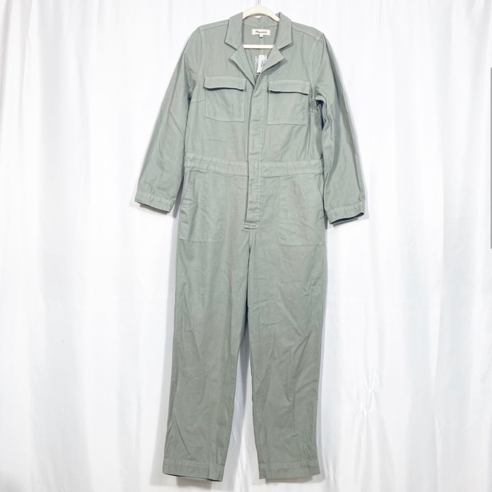 Madewell Signature Coverall Jumpsuit Boiler Suit: Olive Army Green NWOT